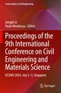 Titel: Proceedings of the 9th International Conference on Civil Engineering and Materials Science, ICCEMS 2024, Singapore. Abstrakte, bunte Farbverläufe.