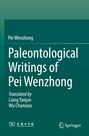 Titel: "Paleontological Writings of Pei Wenzhong." Übersetzer: Liang Yanjun, Wu Chunxiao. Verlagslogos unten.