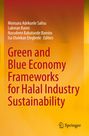 Titel: "Green and Blue Economy Frameworks for Halal Industry Sustainability". Herausgeberliste oben. Springer-Logo unten.