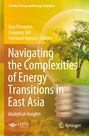 Buchtitel: Navigating the Complexities of Energy Transitions in East Asia. Baum in einer Glühbirne, grüner Hintergrund.