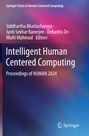 Text über intelligente, menschzentrierte Informatik. Hintergrund in Blau- und Rottönen. Springer-Logo unten.