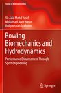 Text: "Rowing Biomechanics and Hydrodynamics: Performance Enhancement Through Sport Engineering." Titel auf rotem Hintergrund.