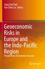 "Geoeconomic Risks in Europe and the Indo-Pacific Region" steht auf einem orange-roten Hintergrund, Verlag Springer.