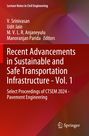 *Recent Advancements in Sustainable and Safe Transportation Infrastructure - Vol. 1*. Deckblatt in Rottönen.