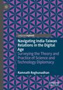 Titel: Navigating India-Taiwan Relations in the Digital Age. Autor: Ramnath Reghunadhan. Lila geometrisches Muster.