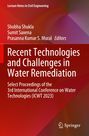Titel: Recent Technologies and Challenges in Water Remediation. Hintergrund in Rottönen, Springer-Logo unten.