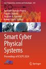 Titel: Smart Cyber Physical Systems. Bilder: Antennen, ein modernes Gebäude und technische Strukturen.