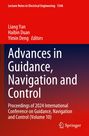 "Advances in Guidance, Navigation and Control", rote und blaue Farbverläufe, Springer-Logo unten rechts.
