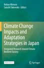 Titel: "Climate Change Impacts and Adaptation Strategies in Japan". Grüner Hintergrund, Springer-Logo.