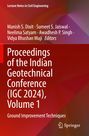 "Proceedings of the Indian Geotechnical Conference (IGC 2024), Volume 1", mit rot-braunem Hintergrund und modernem Design.