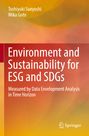 Titel: Environment and Sustainability for ESG and SDGs. Hintergrund: Verläuft von Gelb zu Rot. Springer-Logo unten rechts.