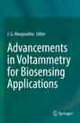Text: "J. G. Manjunatha Editor. Advancements in Voltammetry for Biosensing Applications. Springer-Logo unten rechts."