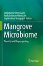 Titel: Mangrove Microbiome. Untertitel: Diversity and Bioprospecting. Autoren: Sanjivkumar, Radhakrishnan, Gopikrishnan. Grüntöne. Springer-Logo.