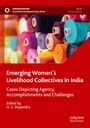 "Emerging Women's Livelihood Collectives in India", viele bunte Stoffrollen.
