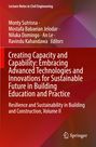 Cover mit rotem Hintergrund. Text: "Creating Capacity and Capability: Embracing Advanced Technologies and Innovations".