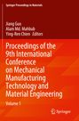 Cover von "Proceedings of the 9th International Conference on Mechanical Manufacturing Technology and Material Engineering".