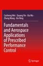 Titel mit roten und violetten Farbtönen: "Fundamentals and Aerospace Applications of Prescribed Performance Control".