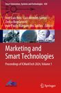 "Marketing and Smart Technologies. Proceedings of ICMarkTech 2024, Volume 1." Oben Fotos von Technik und Bau.