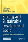 „Biology and Sustainable Development Goals: Applications of Mathematical Methods” von A.A. Elsadany und anderen; Springer-Logo.