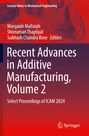 Buchtitel: "Recent Advances in Additive Manufacturing, Volume 2". Autoren: Manjaiah Mallaiah, Shivraman Thapliyal. Springer-Logo.