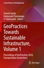 Buchtitel: "GeoPractices Towards Sustainable Infrastructure, Volume 1". Roter Hintergrund, Springer-Logo unten rechts.