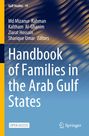 „Handbook of Families in the Arab Gulf States“, blaue abstrakte Muster, Springer-Logo unten rechts.