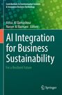 **AI Integration for Business Sustainability** - Buchcover mit grünen, kreisförmigen Mustern. Springer-Logo unten.
