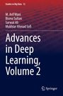 Titel: "Advances in Deep Learning, Volume 2". Autoren: M. Arif Wani, Bisma Sultan, Sarwat Ali, Mukhtar Ahmad Sofi. Blau-roter Hintergrund mit Binärcode. Springer-Logo unten.