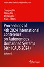 Titel: "Proceedings of 4th 2024 International Conference on Autonomous Unmanned Systems". Autoren: Liangqing Liu, Yifeng Niu. Springer-Logo unten.