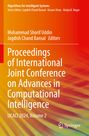 Titel: "Proceedings of International Joint Conference on Advances in Computational Intelligence". Farbige, abstrakte Illustration.