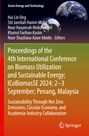 Text: Proceedings of the 4th International Conference on Biomass Utilization and Sustainable Energy; 2–3 September, Penang, Malaysia. Oben: Autoren und Editor-Vermerk. Hintergrund: Erde im Weltall.