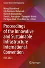 "Proceedings of the Innovative and Sustainable Infrastructure International Convention, ISIIC 2023." Bunte, abstrakte Hintergründe.