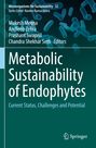 "Metabolic Sustainability of Endophytes" von Mukesh Meena, Andleeb Zehra, et al. Hintergrund zeigt mikrobielle Illustrationen.