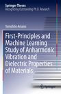 Buchcover mit Titel: "First-Principles and Machine Learning Study...". Oben dunkelblauer Hintergrund, unten Treppenmotiv.