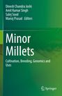 Buchtitel: "Minor Millets: Cultivation, Breeding, Genomics and Uses". Autoren: Dinesh Chandra Joshi, Amit Kumar Singh, Salej Sood, Manoj Prasad. Grünes, strukturiertes Design mit Springer-Logo.