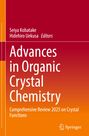 "Advances in Organic Crystal Chemistry" steht groß auf einem roten und orangefarbenen Hintergrund mit Springer-Logo.