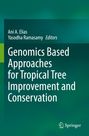 Titel: "Genomics Based Approaches for Tropical Tree Improvement and Conservation." Grünlicher Hintergrund, Springer-Logo.