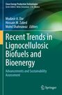 Titel: "Recent Trends in Lignocellulosic Biofuels and Bioenergy". Herausgeber: Mudasir A. Dar, Hossain M. Zabed, Mohd Shahnawaz. Verlagslogo unten.