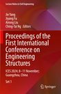 „Proceedings of the First International Conference on Engineering Structures“ vor rotem Hintergrund, Springer-Logo.