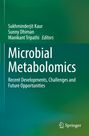 Titel: Microbial Metabolomics. Untertitel: Recent Developments, Challenges and Future Opportunities. Grüne Farbverläufe.