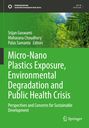 Titel: "Micro-Nano Plastics Exposure, Environmental Degradation and Public Health Crisis". Hintergrundbild: dichter Wald.