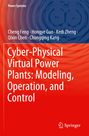 Text: "Cyber-Physical Virtual Power Plants: Modeling, Operation, and Control". Hintergrund: Farbverlauf in Blau und Rot.