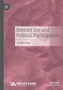 Titel: "Internet Use and Political Participation" von Fanbin Zeng. Rosa marmorierte Textur im Hintergrund.