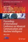 Proceedings of International Conference on Advanced Communications and Machine Intelligence, Buch