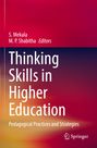 Titel: "Thinking Skills in Higher Education". Autoren: S. Mekala, M. P. Shabitha. Farbverlauf von Rot zu Dunkelblau. Springer-Logo.