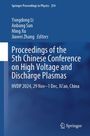 Titel: "Proceedings of the 5th Chinese Conference on High Voltage and Discharge Plasmas". Dunkelblauer Hintergrund.