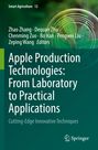 Titel: "Apple Production Technologies: From Laboratory to Practical Applications". Grüner Hintergrund, Blattmuster.