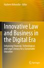Titel: "Innovative Law and Business in the Digital Era". Editor: Hashem Alshurafat. Gelbes, wellenförmiges Design. Springer-Logo.