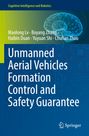 Titel: "Unmanned Aerial Vehicles Formation Control and Safety Guarantee". Gehirnillustration oben. Springer-Logo unten.