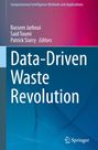"Data-Driven Waste Revolution" von Bassem Jarboui, Said Toumi, Patrick Siarry, auf blauem und rosa Hintergrund. Springer-Logo unten.